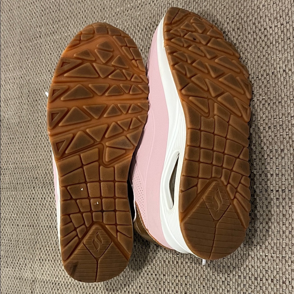 Skechers Kid’s Light Pink Lace-Up Sneakers - Picture 7 of 7